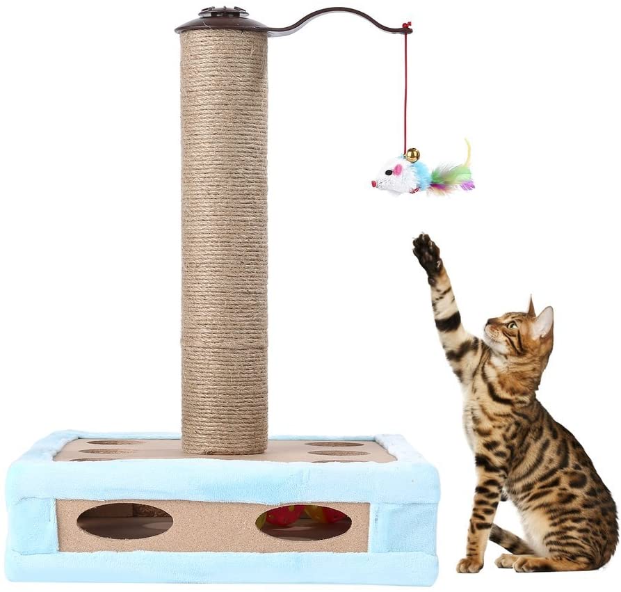 Pet Cat Climbing Holes Box Toy Tree