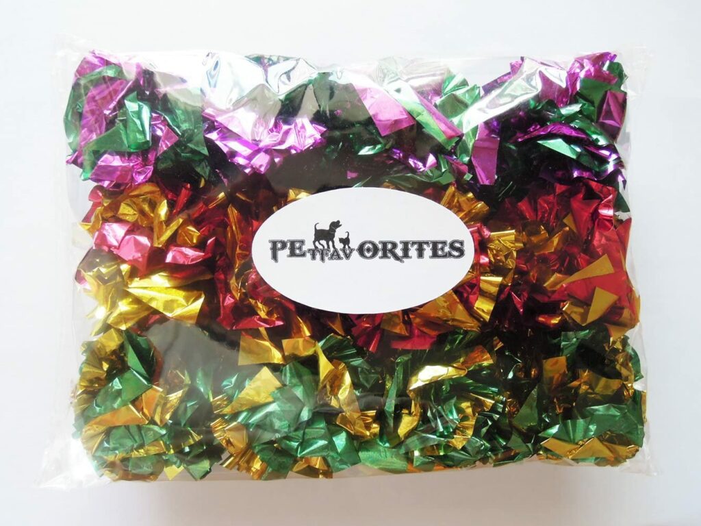 PETFAVORITES Original Mylar Crinkle Balls