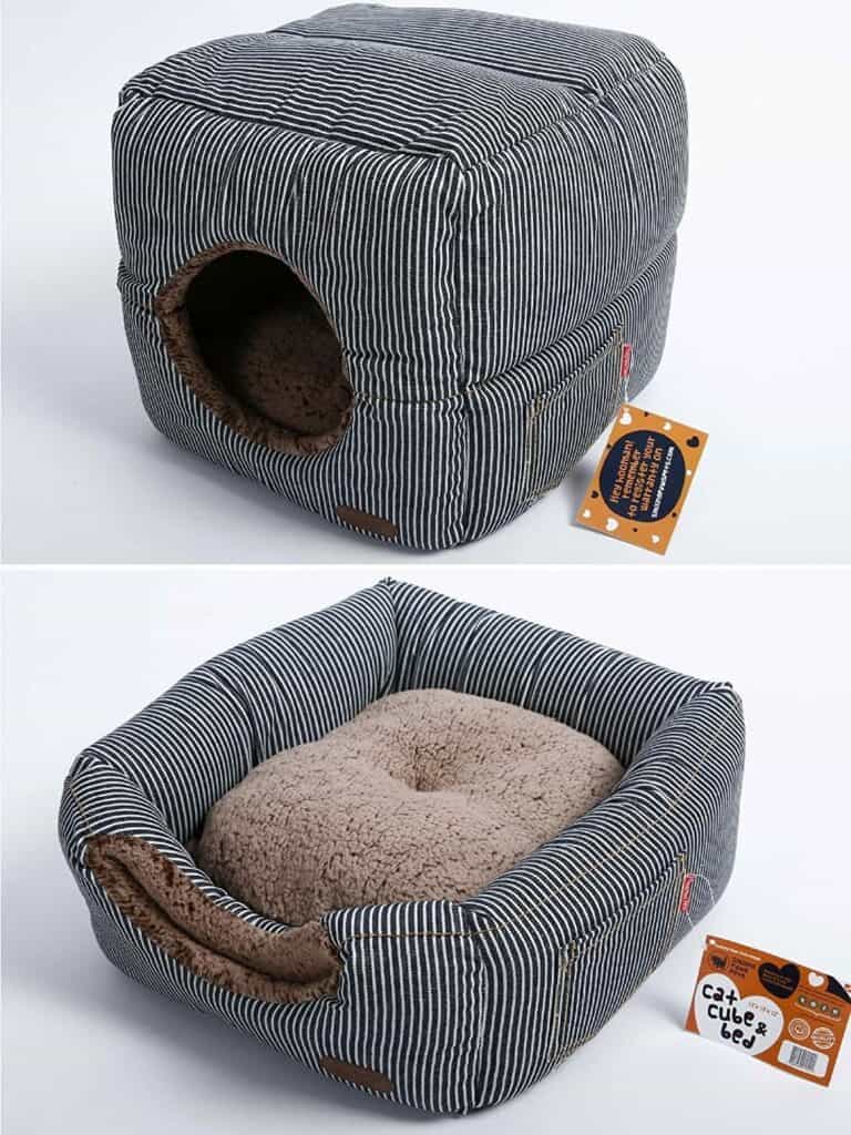 2-in-1 Cat Bed and House