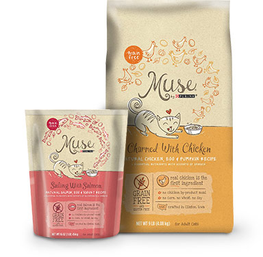 Purina Muse Sailing with Salmon Grain-free Cat Food