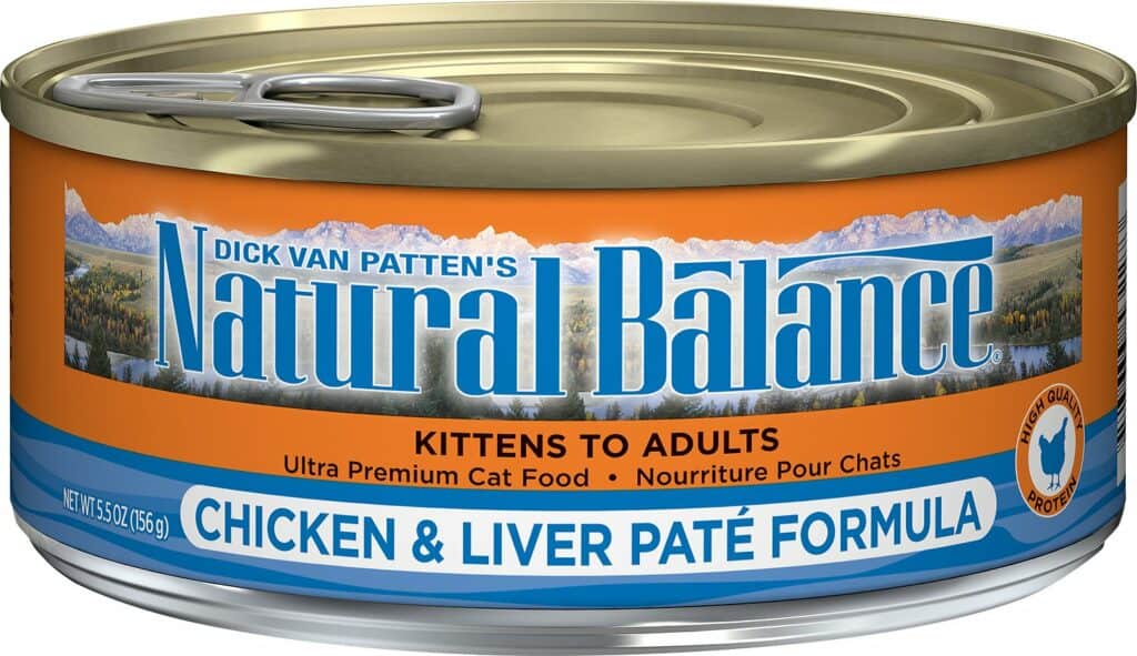 Natural Balance Ultra Premium Chicken & Liver Paté Formula Canned Cat Food