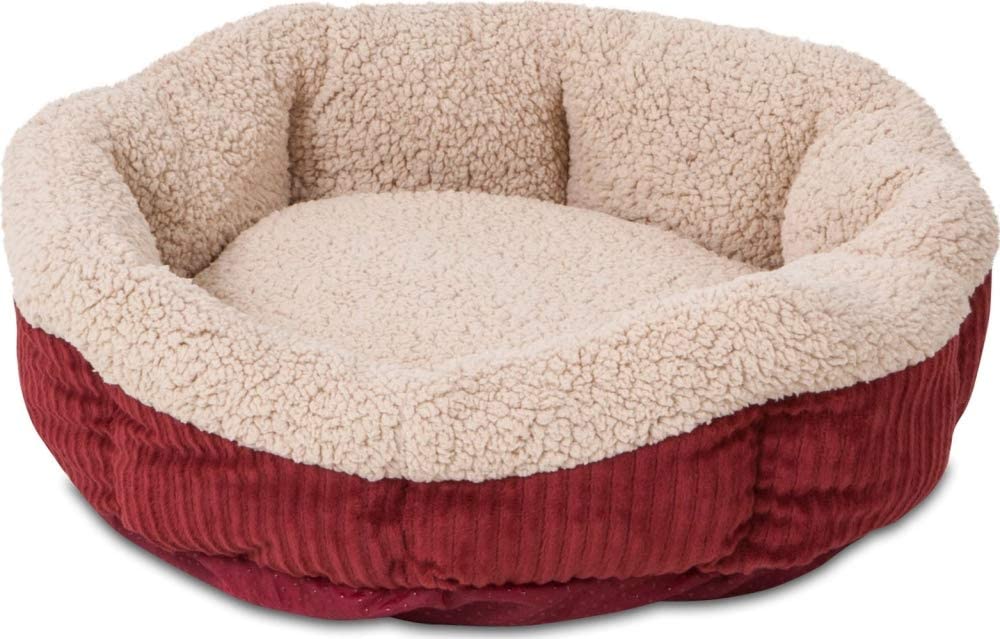 Aspen Pet's Self-Warming Corduroy Pet Bed