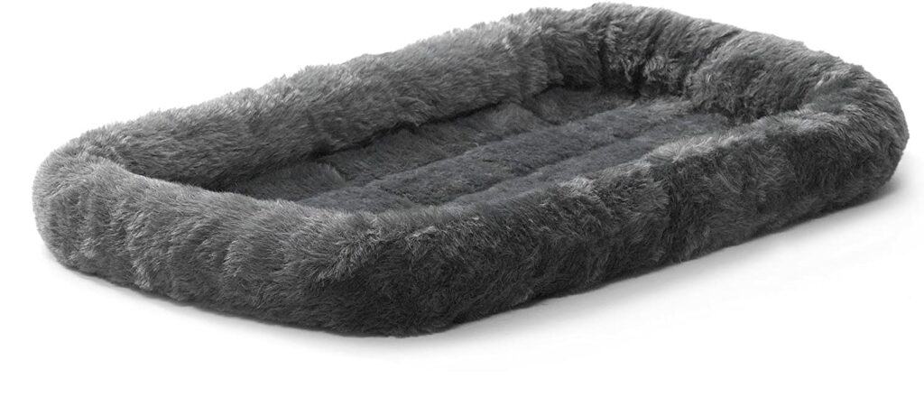 QuietTime Bolster Gray Pet Bed