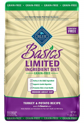 Blue Buffalo Blue Basics Limited Ingredient Grain-Free Dry Cat Food