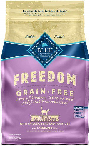 Blue Buffalo Blue Freedom Grain-Free Indoor Recipe for Mature Cats