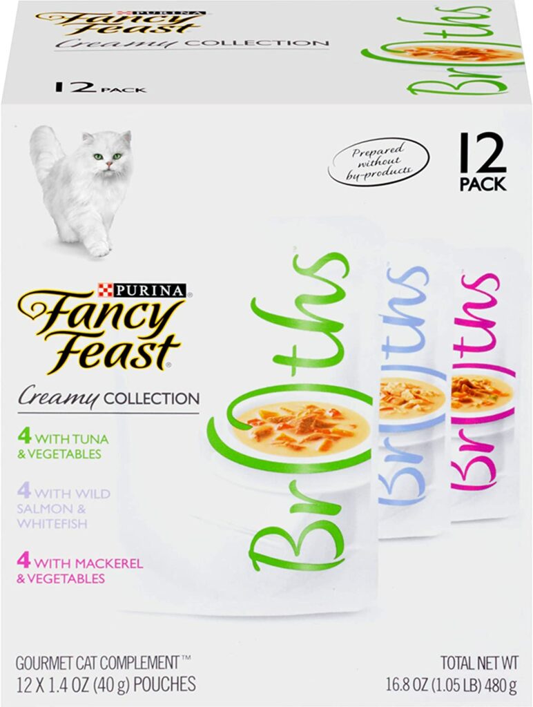 Purina Fancy Feast Broths Adult Wet Cat Food Complement