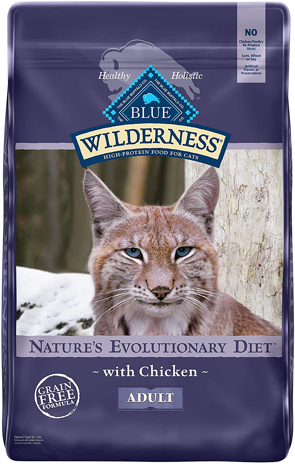 Blue Buffalo Wilderness Chicken Recipe Grain-Free Dry Cat Food