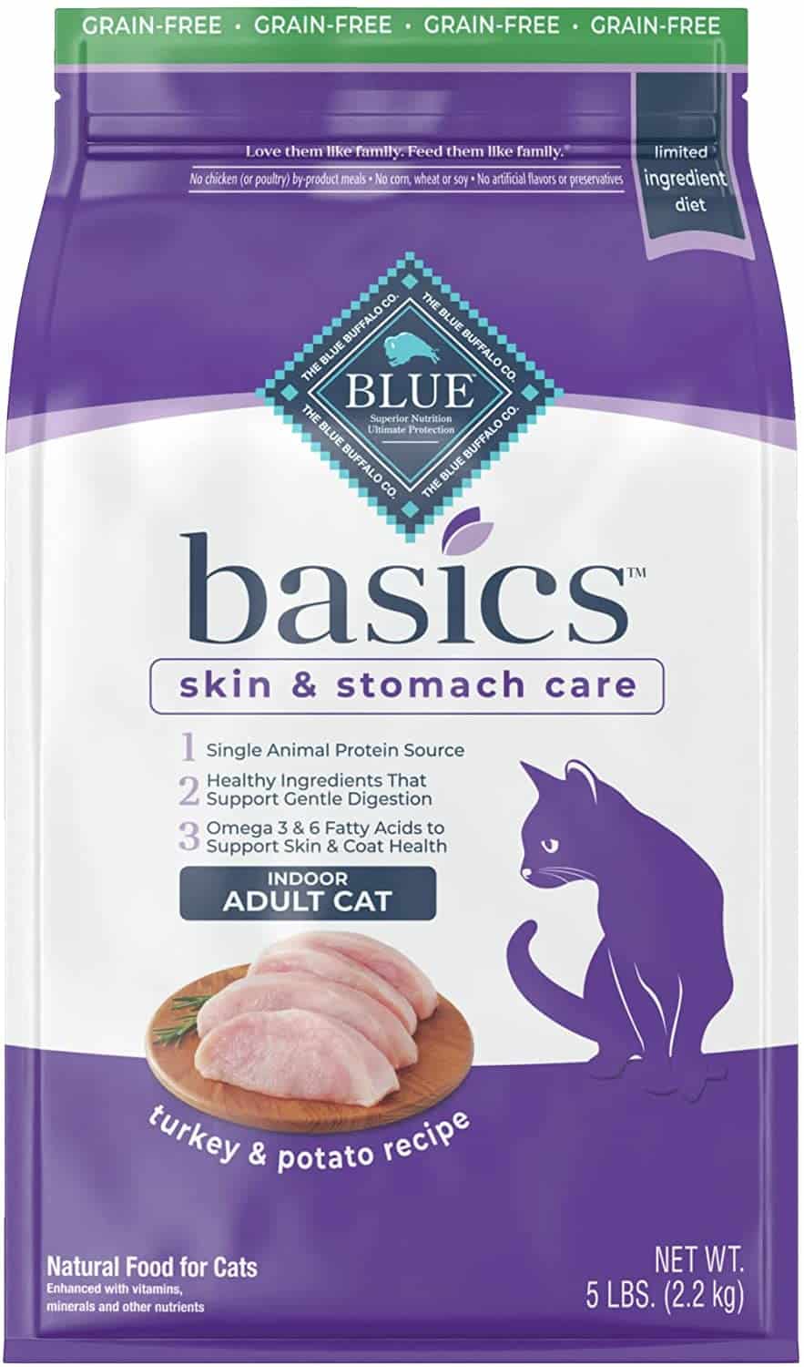 BLUE Basics Limited-Ingredient Grain-Free Dry Cat Food