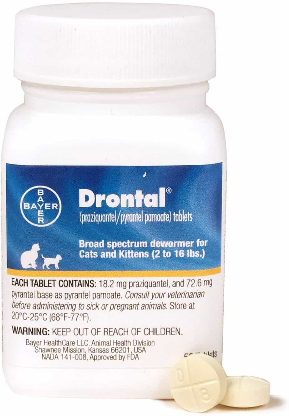 Drontal Broad Spectrum Dewormer (All Types of Worms)