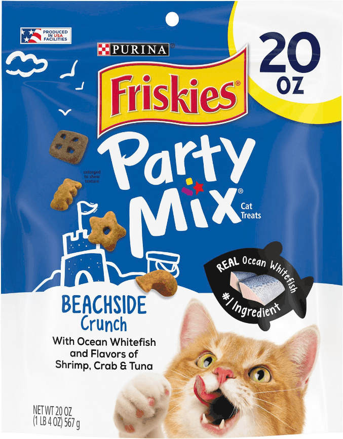 Friskies Party Mix Crunch Beachside Cat Treats