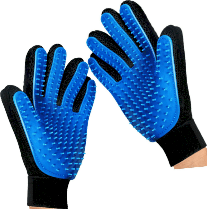 Mr. Peanut's Hand Gloves Dog & Cat Grooming & Deshedding Aid, 2 Count